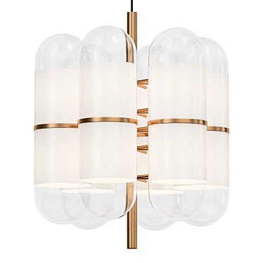 Modern Italian Charlotte M Ceiling Lamp 3D model image 1 