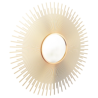 Valeer Wall Mirror: Stylish and Elegant 3D model image 1 