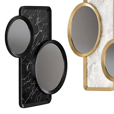 Reflective Harmony | Wall Mirror 3D model image 1 