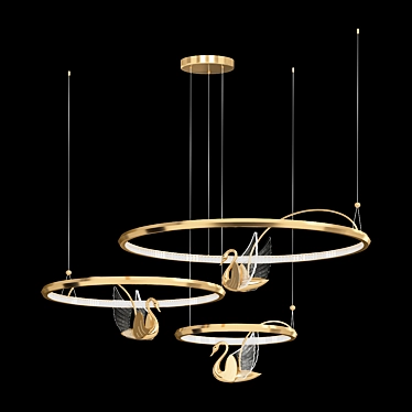 Birdie Lux: Illuminate with Elegance 3D model image 1 