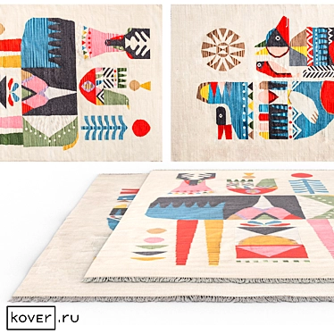 Modern Art de Vivre Carpets | Set3 | Kover.ru 3D model image 1 