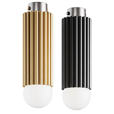 Lustrin Ceiling Light: Modern and Stylish Illumination 3D model image 1 