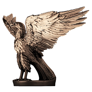 3D Eagle Hawk Sculpture 3D model image 1 