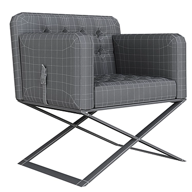 Luxury Bentley Harlow Armchair 3D model image 1 