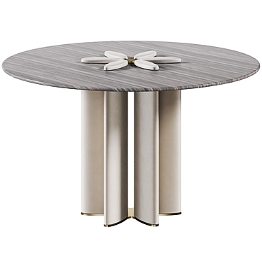 Moonlight Dining Table: Elegant Design for Stylish Dining 3D model image 1 