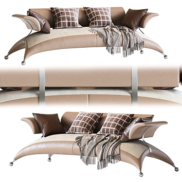 Safari: Stylish and Spacious Sofa 3D model image 1 