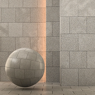 Seamless Pavement Texture 3D model image 1 