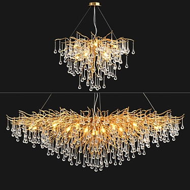 Elegant Marian Chandelier Collection 3D model image 1 