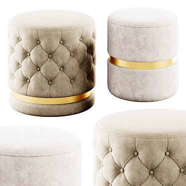 Round ottomans by !nspire