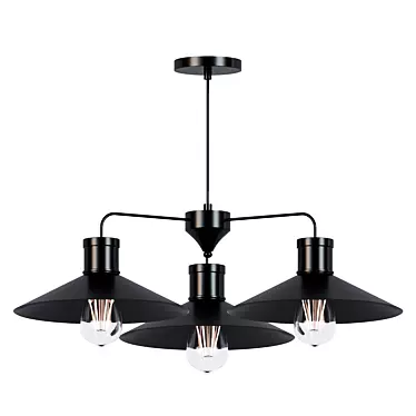 Industrial Pendant Light: Modern Millimeter Design 3D model image 1 