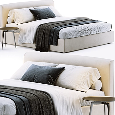 Modern BoConcept Houston Bed 3D model image 1 