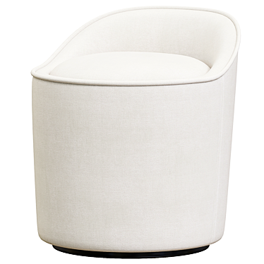 Sleek Tail Lounge Chair 3D model image 1 
