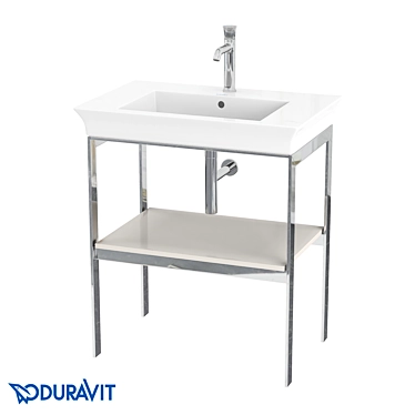 OM Duravit White Tulip metal floor console #WT4540