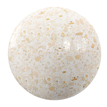 Euval Terrazzo PBR Seamless: High-Res Textures 3D model image 1 