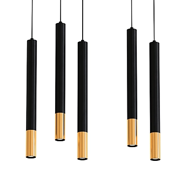 Modern Pendant Lamp: Sleek Design & Versatile 3D model image 1 