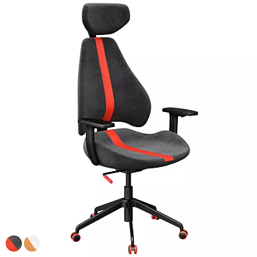 GRUPPSPEL Gaming Chair: Comfort and Style for Gamers 3D model image 1 