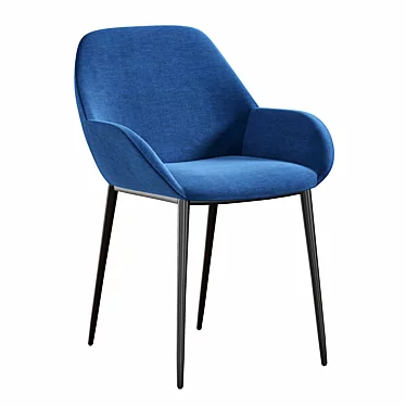 Modern Konna Chair: Sleek Design and Superior Comfort 3D model image 1 