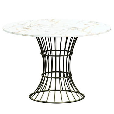 BOLONIA Garden Side Table by iSimar 3D model image 1 