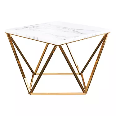 Sleek Minimalist Center Table 3D model image 1 