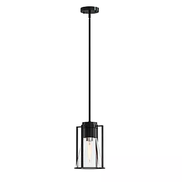 Rustic Refinery Pendant Light 3D model image 1 