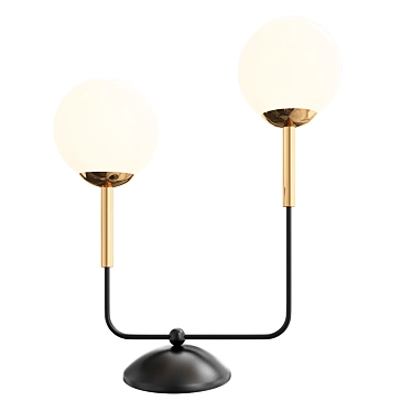 Elegant Geneva Table Lamp 3D model image 1 