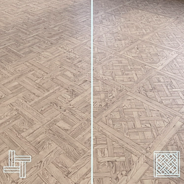 Luxury Parquet Flooring: 3D Model 3D model image 1 