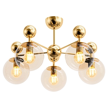 Evoluce Pechio Sle Chandelier 3D model image 1 