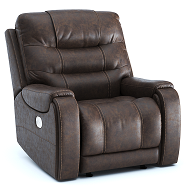 Luxury Recline: Yacolt Power Armchair 3D model image 1 