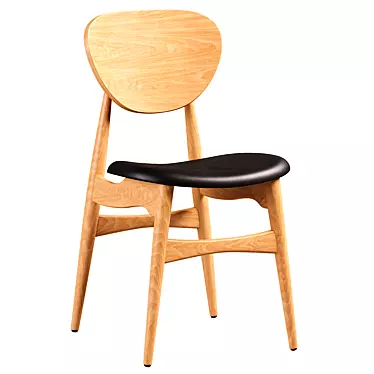 Pottera Dining Chair: Functional Elegance for Modern Homes 3D model image 1 