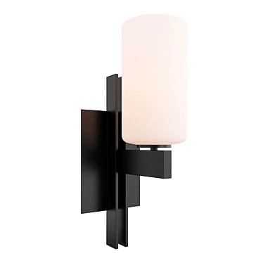 Bronze Ludlow Wall Sconce - Stylish Lighting Solution 3D model image 1 