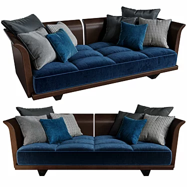 Luxury Promemoria Komodo Sofa 3D model image 1 