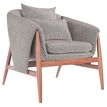SleekMax Chair | High-Resolution Textures 3D model image 1 