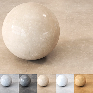 Royal Ceramic 4K Texture Collection 3D model image 1 