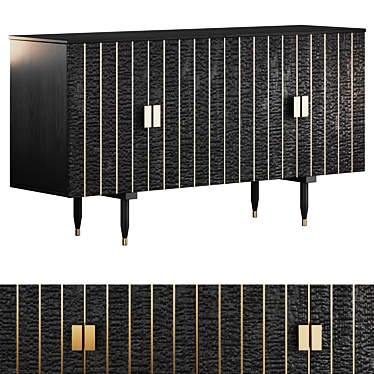 Title: Contemporary Bardarbunga Sideboard 3D model image 1 