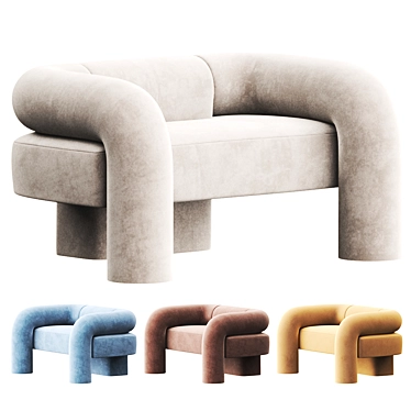 Sight Unseen Ian Felton Armchair 3D model image 1 