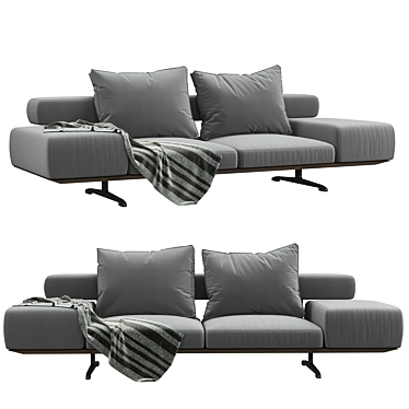 Modern Flexform WING Sofa Design 3D model image 1 