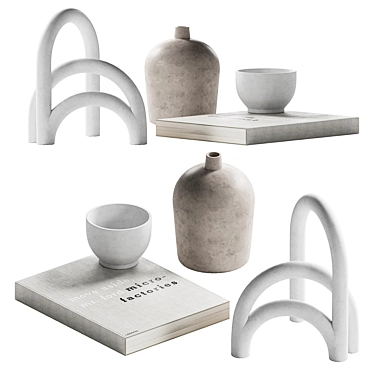 Decorative Coffee Table Set 17 3D model image 1 