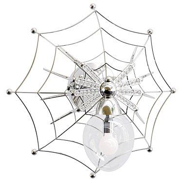 Spider Invasion Wall Lamp Model 3D model image 1 