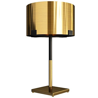 Brushed Brass Table Lamp Liang 3D model image 1 