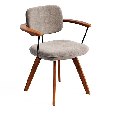 Scandi-inspired Soren Office Chair 3D model image 1 