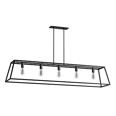 Sleek Minimalist Island Chandelier