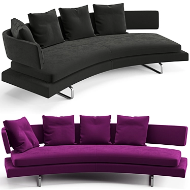 Modern B&B Italia Arne Sofa 3D model image 1 