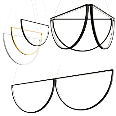 Chord Pendant Lamp Collection 3D model image 1 