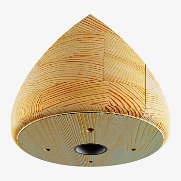 Angular Ceiling Light Mounting Bracket 3D model image 1 