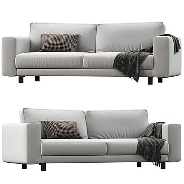 Elegant Casamilano Hampton Sofa 3D model image 1 