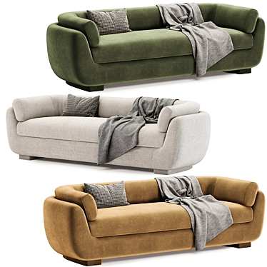 Since there is no description provided in Russian, the title for the "Moro sofa" could be:
Cozy Modern Moro Sofa 3D model image 1 