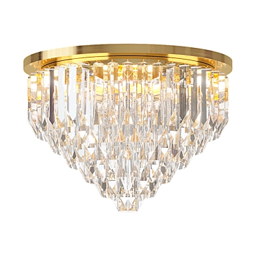 Elegant Patrizia Volpato Crystal Chandelier 3D model image 1 