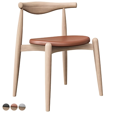 Hans J. Wegner CH20 Chair 3D model image 1 