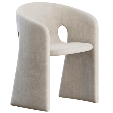 Modern Chic Celeste Chair Pair 3D model image 1 