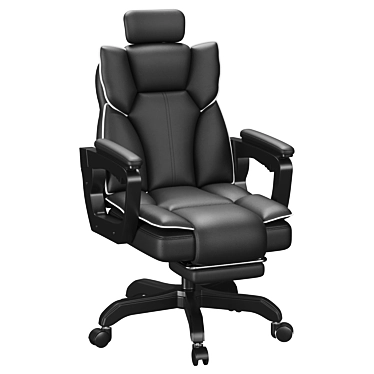 Modern Ergonomic High Back Chair 3D model image 1 